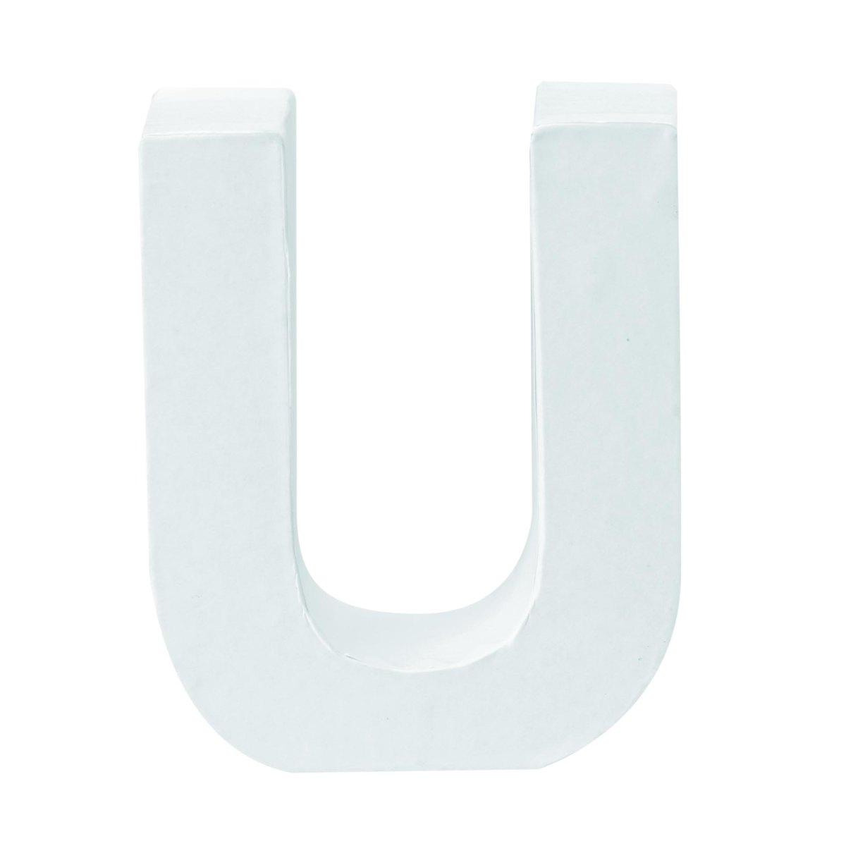 Papp-Buchstaben U 10x3,5cm